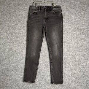 Driftwood Jackie High Rise Jeans Women Size 30 Skinny Tapered Black